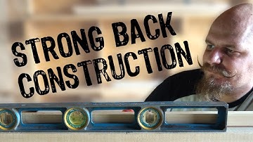 strong back construction - Skin on frame Canoe build