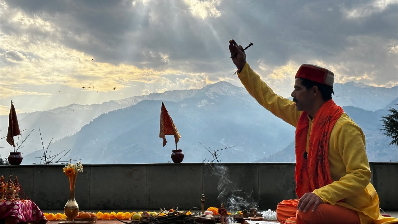 Pitri puja 🛕 18.01.26, 11.00 am Indian time 🌟Krishna Temple in Himalayas