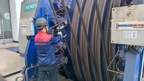 TST portable wire rope tester in coal mine