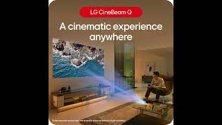 LG CineBeam Q 4K Portable Projector Review Best Mini Home Cinema