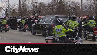 OPP procession held for sergeant killed in motorcycle crash
