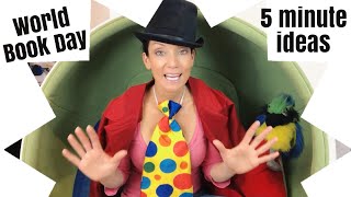 World Book Day costume ideas and props in under five minutes.