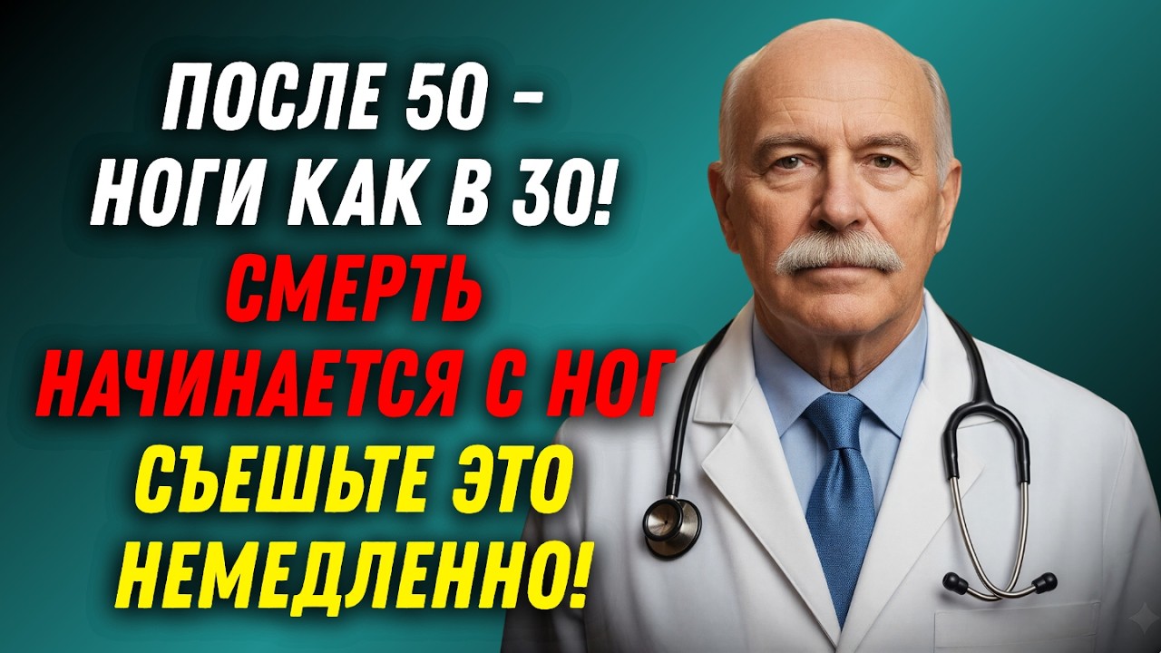 После 50 — ноги как в 30! 3 продукта, которые возвращают силу и лёгкость