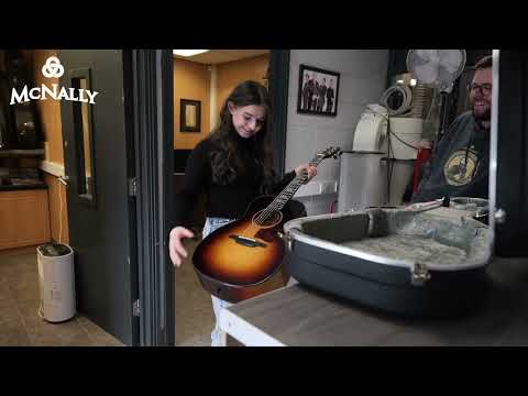 Muireann Bradley's new custom McNally guitar
