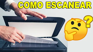 Como scanear na impressora HP pelo notebook?