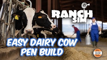 Create Easy Milking Pens in Ranch Simulator