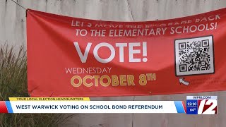 West Warwick voters weighing in on school bond referendum