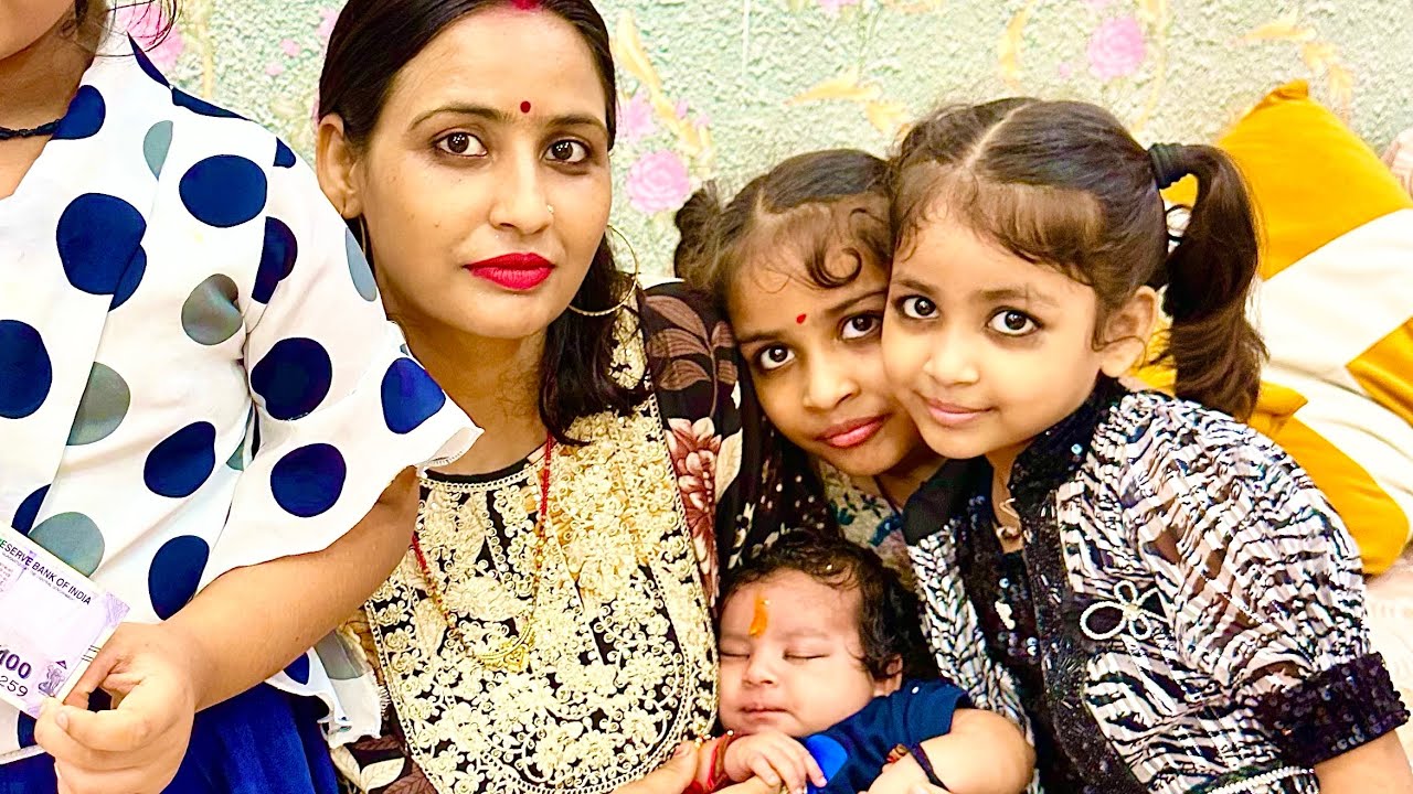 Babu ke sath didi papa mamma khel rahi #golumolupihu 