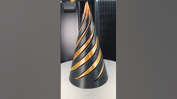 BAMBU LAB H2D 3D Printer Spiral Fidget Cone PLA #shorts  #3dprinting