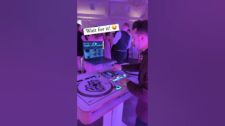 Can’t go wrong with doing a few wordplays while you’re DJing! #dj #pioneerdj #weddingdj