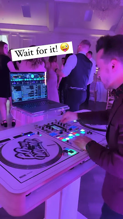 Can’t go wrong with doing a few wordplays while you’re DJing! #dj #pioneerdj #weddingdj