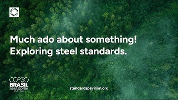 COP30 - Much ado about something! Exploring steel standards