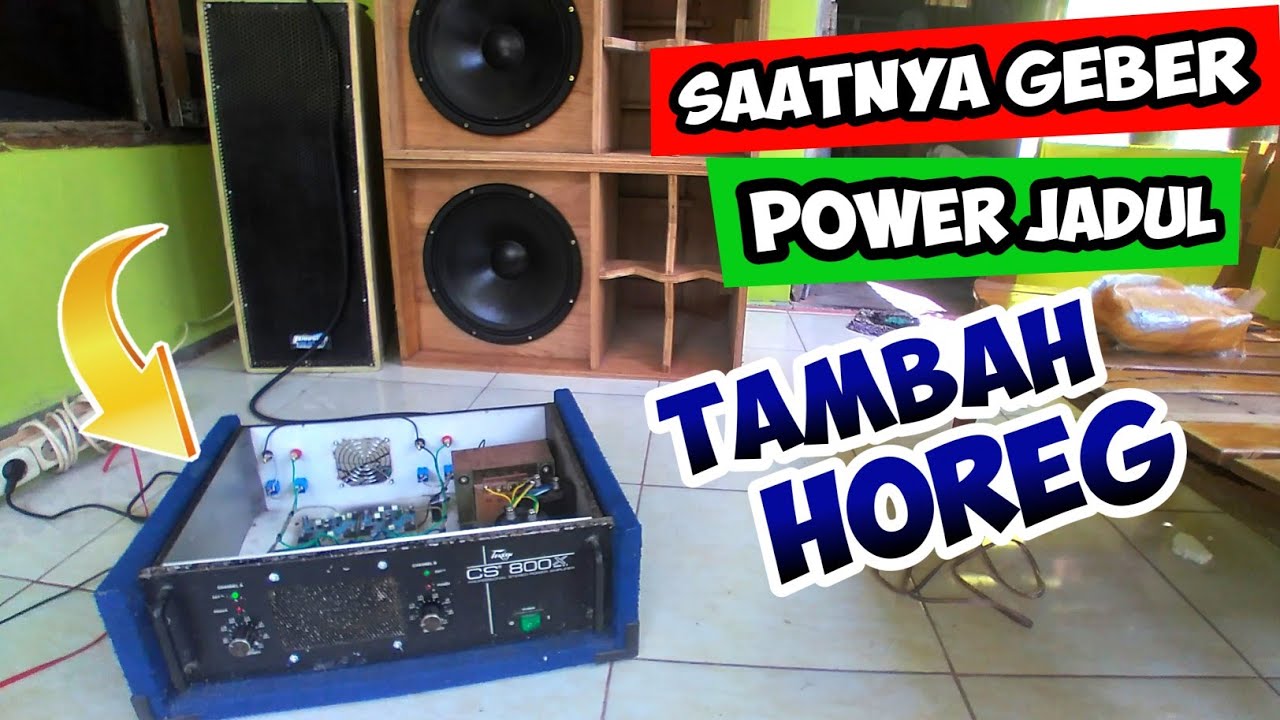 SELESAI DIROMBAK LANGSUNG GEBER!!! power jadul jadi MAKIN HOREEEG....