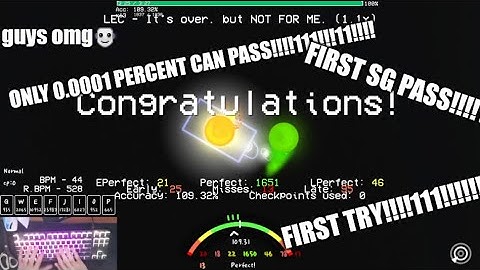 first SG pass [lvl.19] [ADOFAI Custom Clear] LEC - It