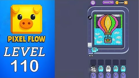 Pixel Flow Level 110 Walkthrough