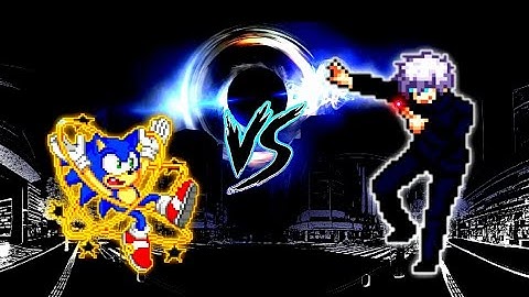 Sonic Chaos V4 JVL OP (all form) VS Limitless Gojo V2 OP in Jump Force Mugen