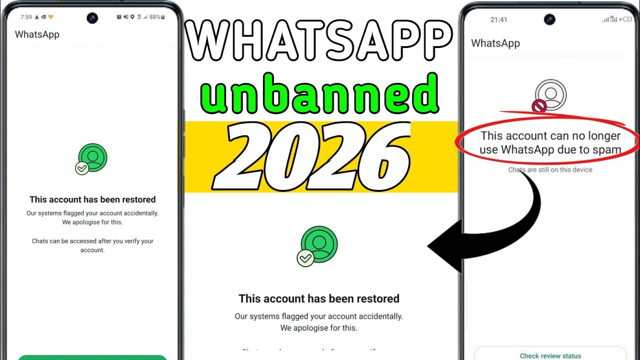 This account cannot be longer use WhatsApp New Solution Problem Solve | WhatsApp UNBan✔️100% working
