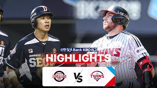 [KBO 하이라이트] 5.3 두산 vs LG | 2024 신한 SOL뱅크 KBO 리그 | 야구