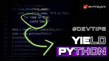 DevTips - Yield em Python