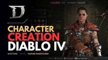 Diablo 4 Character Creation and Customization Options - Rogue Female | New ARPG 2023