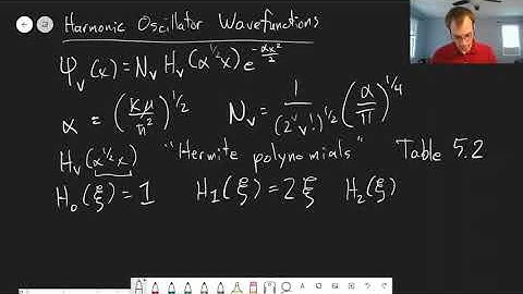 Chapter 5: Harmonic Oscillator Wavefunctions | CHM 309 | 055