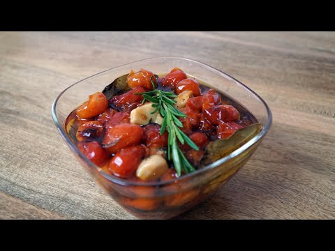 TOMATES CONFITADOS (CONFIT) a receita mais saudável que existe.