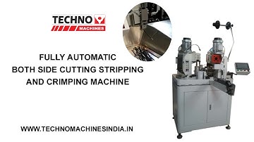 Fully Automatic Both Side Cutting Stripping And Crimping Machine | Terminal Crimping Machine
