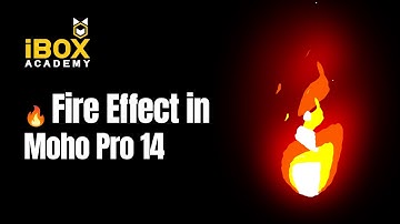 Fire Effect Animation Tutorial in Moho Pro 14  Step by Step Guide 🔥 iBox Academy #iBoxAcademy