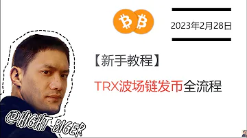 币圈入门 实战演示TRX TRC 20 波场链如何发币 智能合约 源码验证 添加池子全流程 