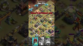 Crazy War Base Defense 😱 #cocwar #clashofclans #basebuilding #viral #gaming #attackstrategy
