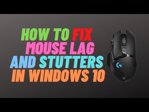 How To Fix Mouse Lag and Stutters in windows 10