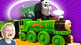 Wood Flying Scotsman Wants To Become A Trackmaster Train? Thomas & Friends Fun