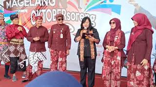 Rekor MURI 12.276 penari soreng bersama Bupati Magelang