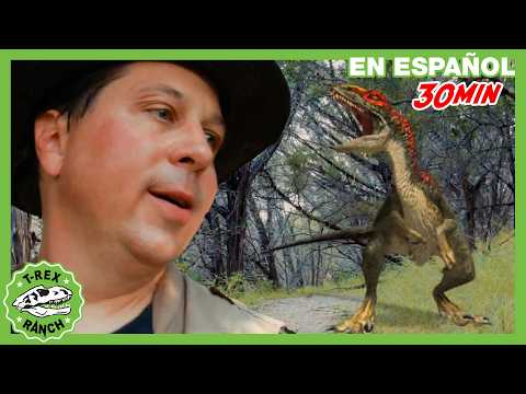 T-Rex Enorme y Dinosaurios Sorpresa con Ranger Aaron | 🦖 T-Rex Rancho | Parque en Vivo!