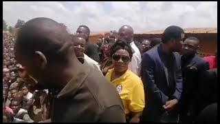 Thomas Chibade's Best friend performing his songs during his funeral