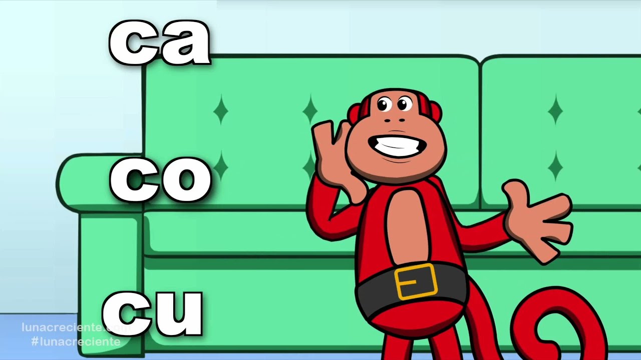 ¿Un Mono Que Habla? ca co cu Aprendamos a Leer con El Mono Sílabo YouTube