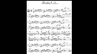 study #1A William Leavitt - Melodic Rhythms For Guitar (Berklee 1969)