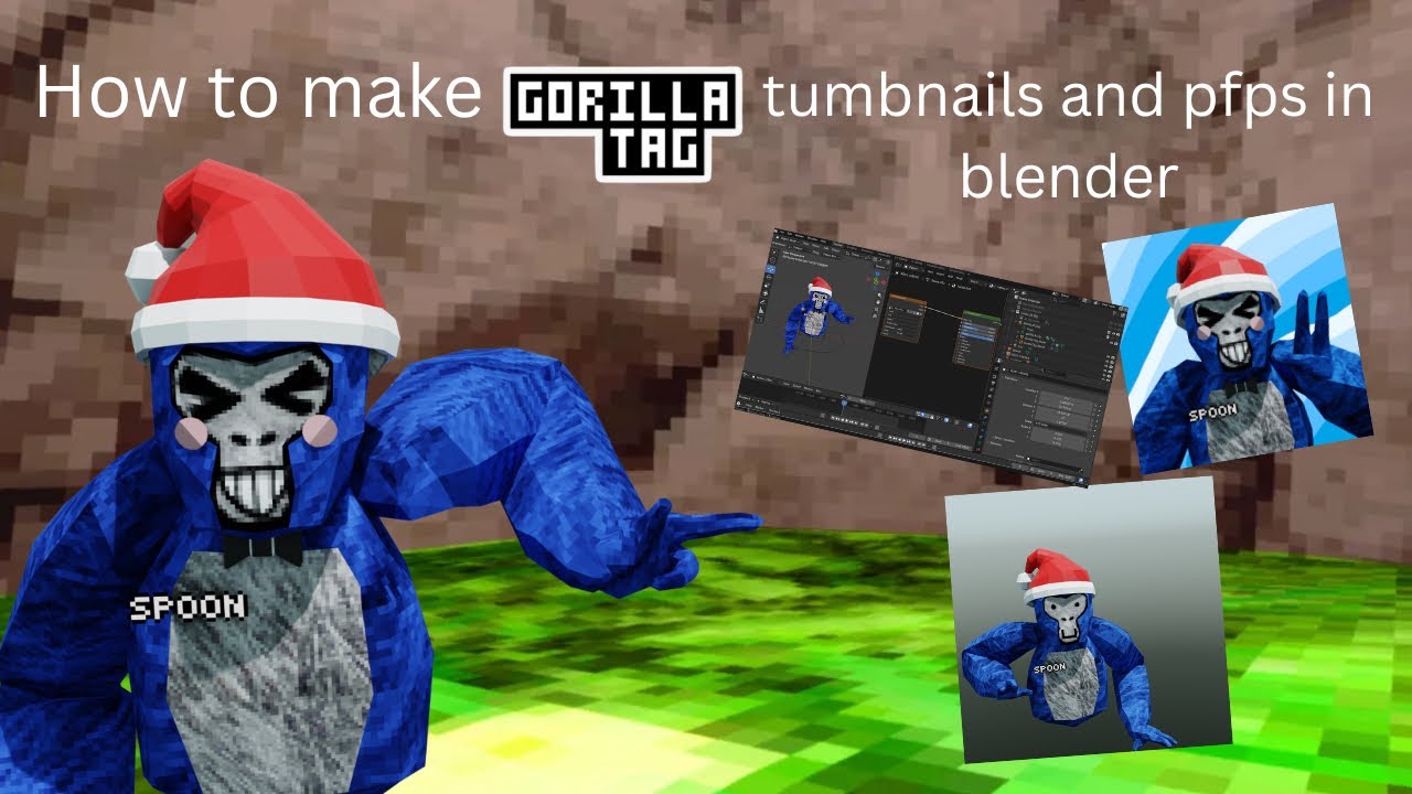 How to make Gtag PFPs and Thumbnails in Blender - YouTube