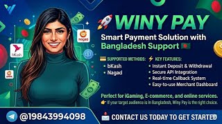 Winy Pay Payment Gateway | Bangladesh Secure Online Payment System | Merchant API Integration 2026
