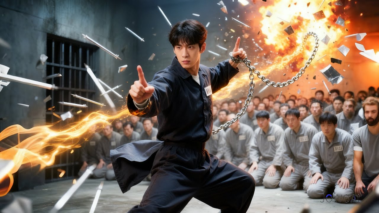 Deus da Guerra sai da prisao: em 5 segundos mostra poder oculto e varre todos os inimigos!