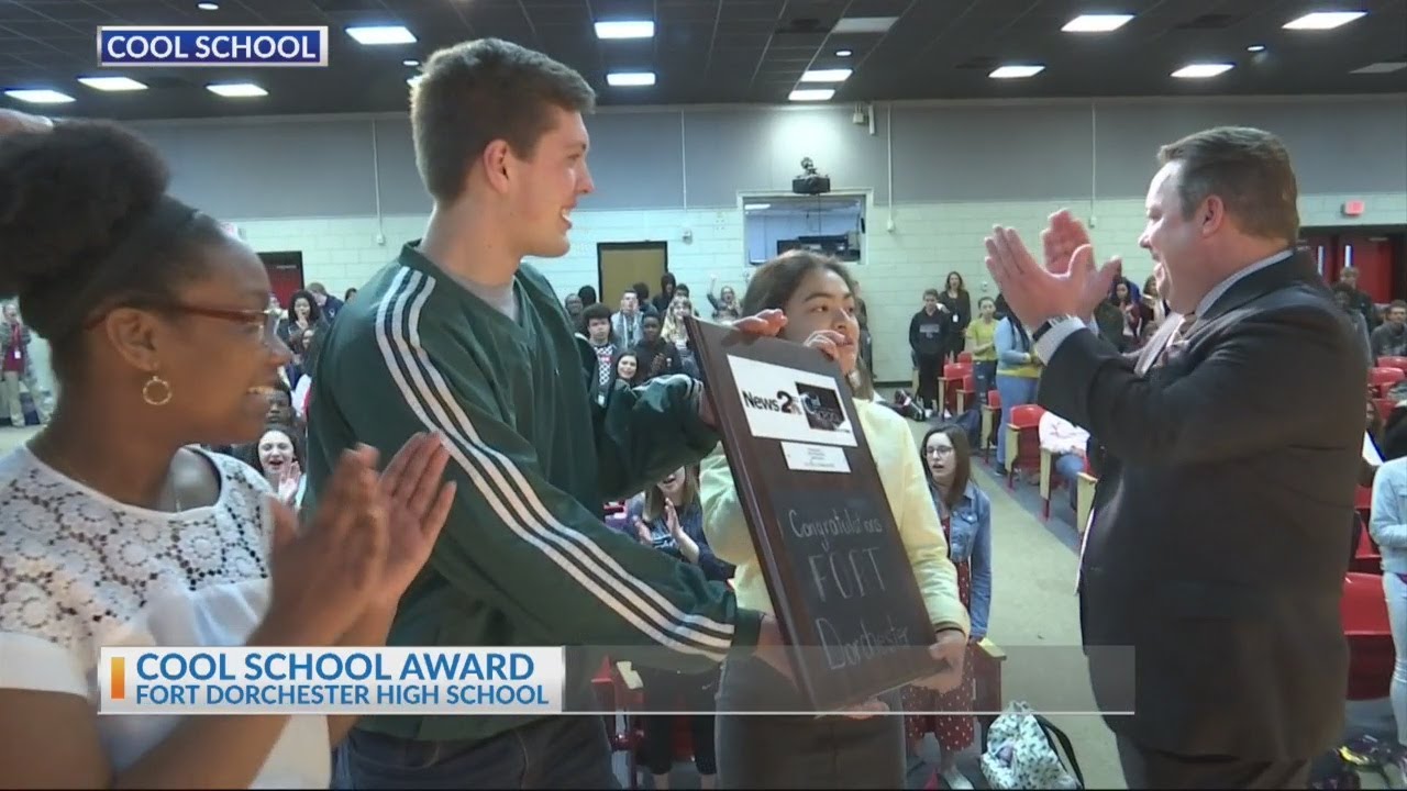 Fort Dorchester High School receives the News 2 Cool School award YouTube