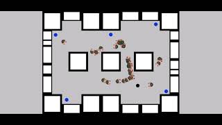 Zombie AI implemented in Unity