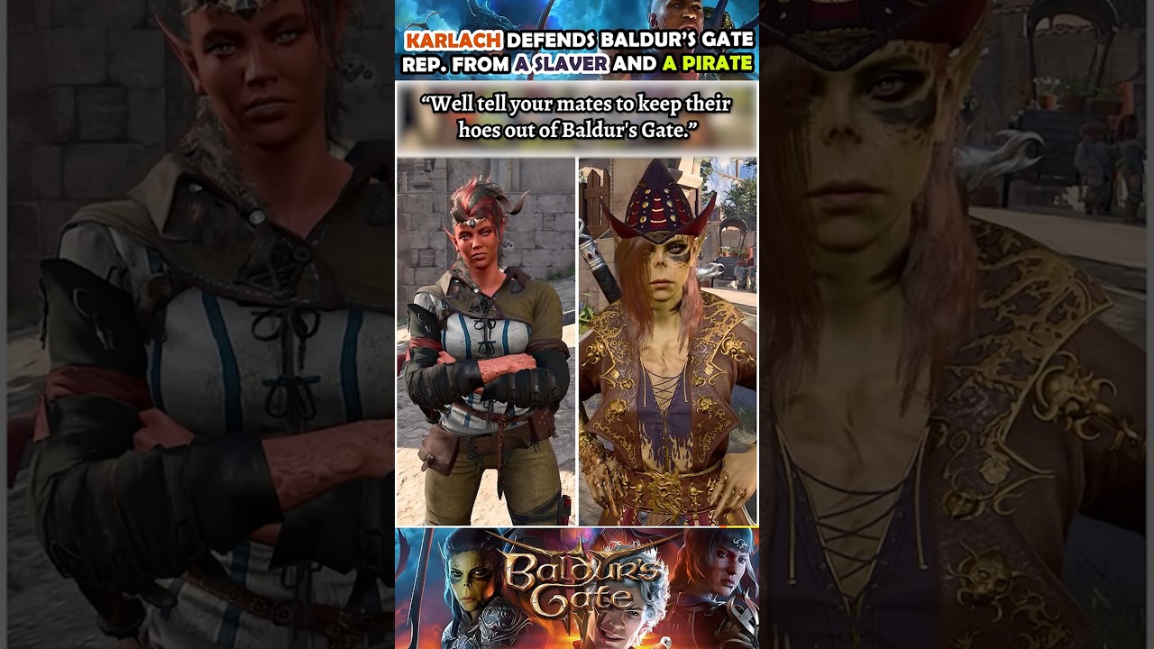 Karlach's best party banter in lower city | Baldur's Gate 3