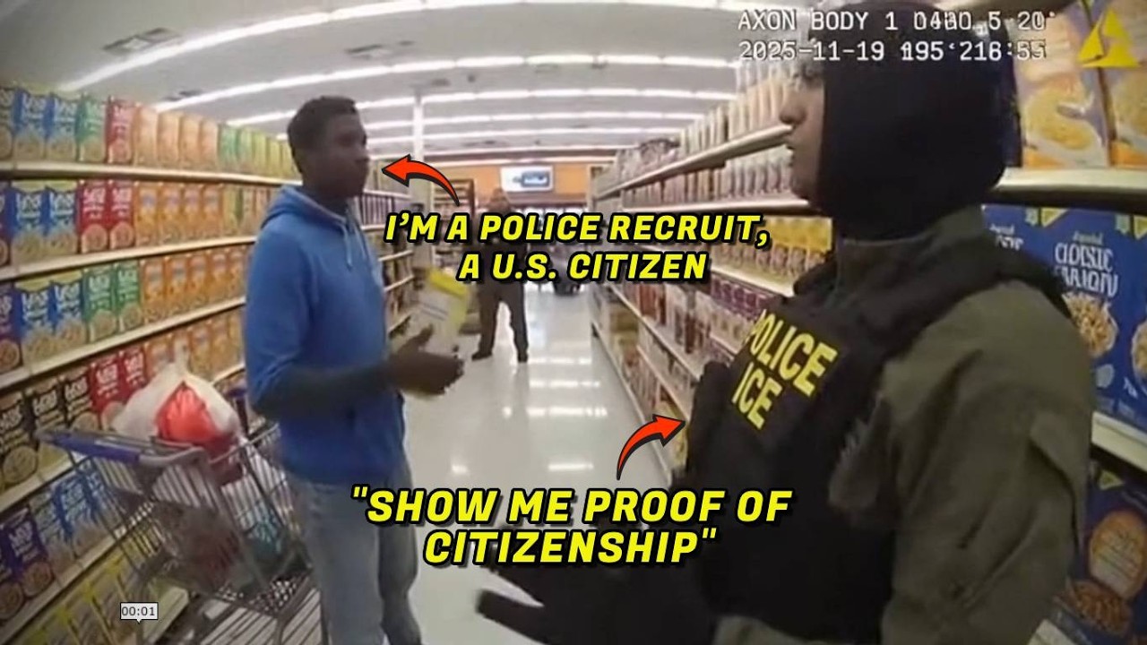 ICE Agents Arrest Black Police Recruit — Career Over Before It Started