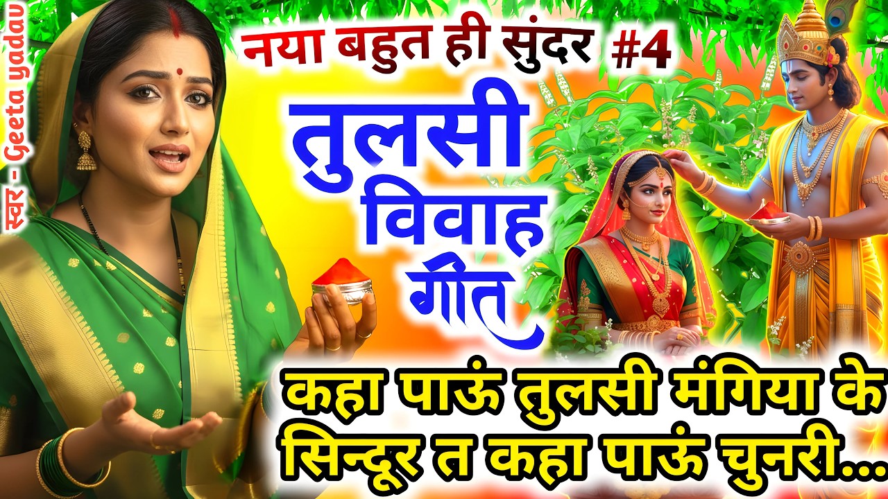 कहा पाऊं तुलसी मंगिया के | तुलसी विवाह सोहर गीत | Tulsi Vivah Bhajan | Kartik Maas Tulsi Geet 2025