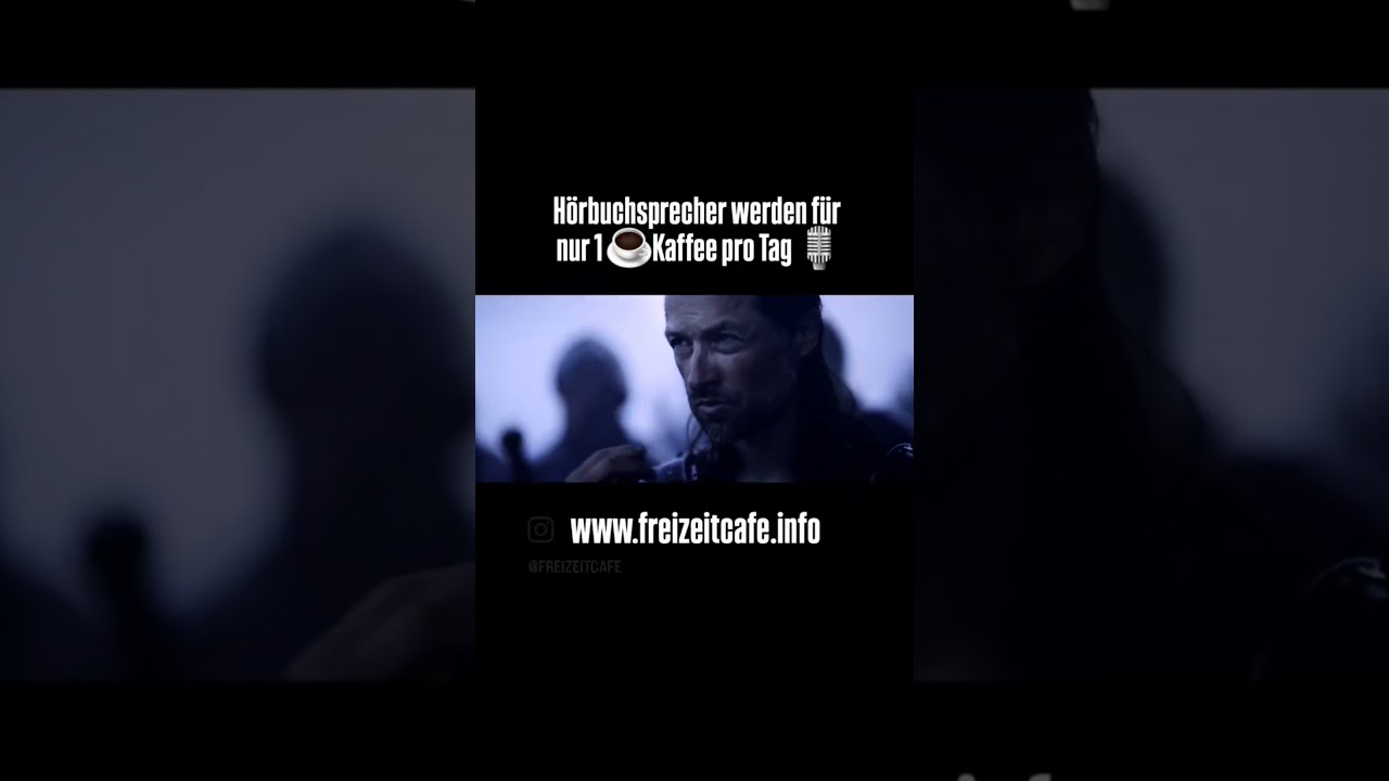 Hörbuchsprecher werden für nur 1 Tasse ☕️ pro Tag 🎙👑 #hörbuchsprecherwerden