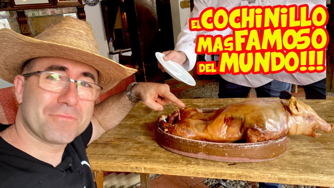 Probando El COCHINILLO más FAMOSO del MUNDO en Mesón CÁNDIDO SEGOVIA