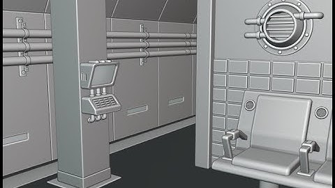 BLENDER 2.8: Modeling a Subway Scene: Part 7 (Tiles and Pipes)