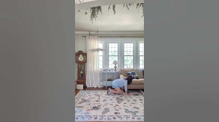 Lahome Modern Insect Botanical Pink Washable Area Rug #washablerug #arearug #rugs #lahome #homedecor