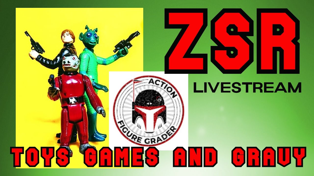 ZSR Ep 86 Friday Night Live Stream with Guest Action Figure Grader